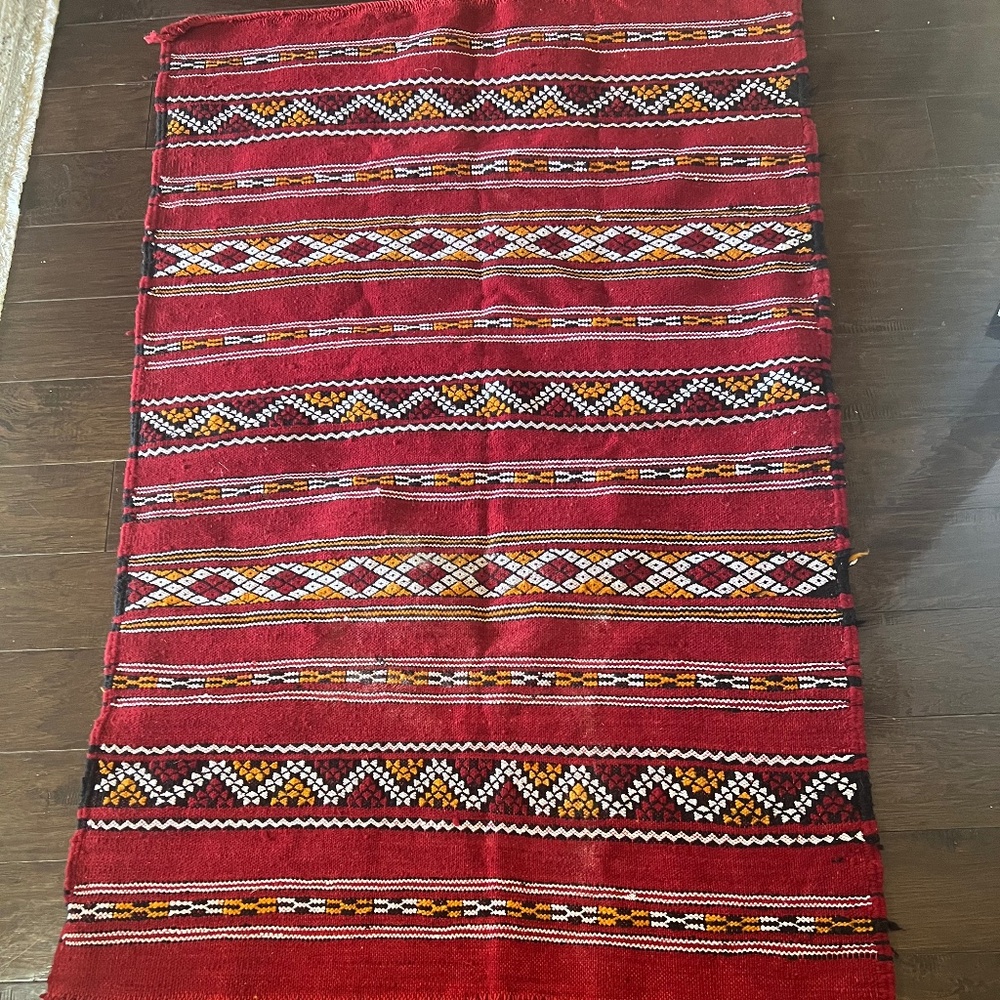 Moroccan Wool Rug handmade